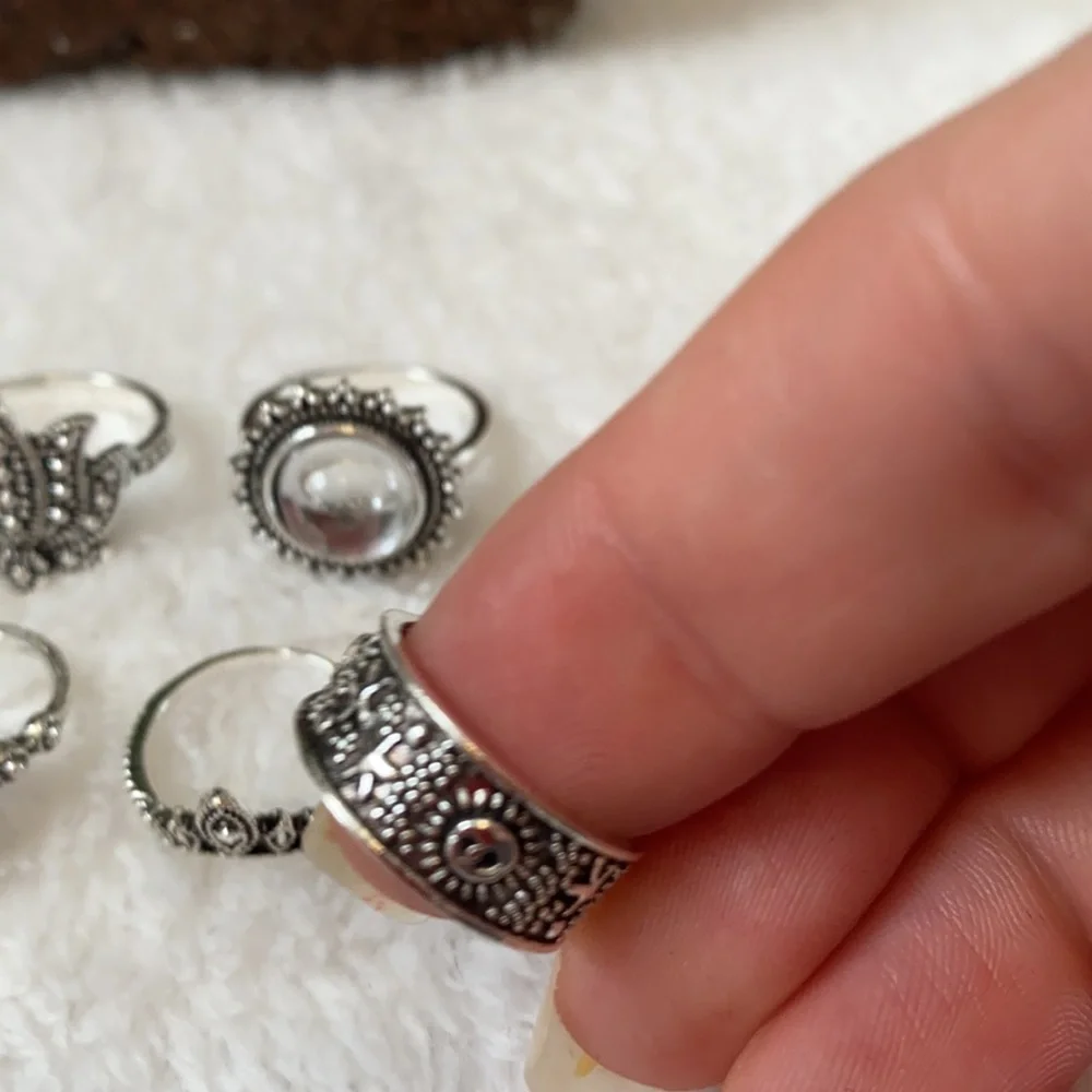 🆕NIP: Knuckle Ring Set- BOHO/SOHO Stainless Steel 10 pcs